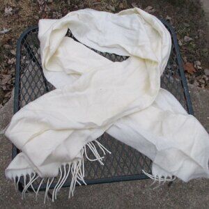 VTG V. Fraas Cashmink 100% Acrylic Germany Men's Women's Rectangle Fringe Scarf